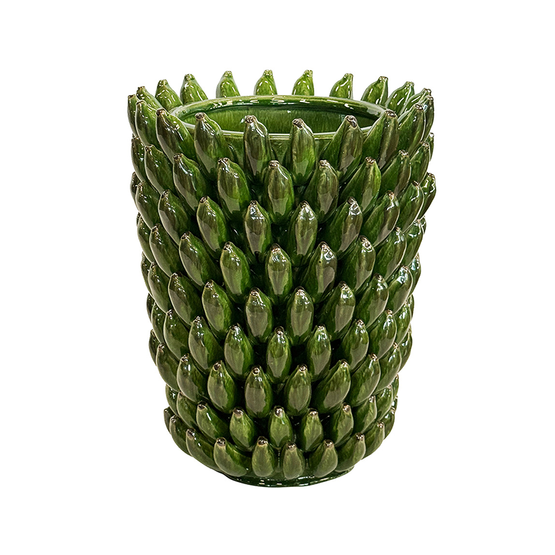 Ceramic Banana Vase Green Large