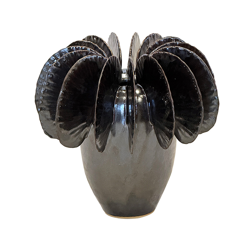 Ceramic Fin Vase Medium
