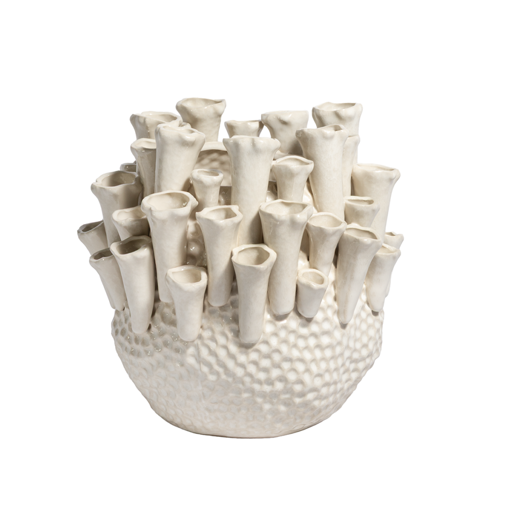 Cordelia Vase Ivory