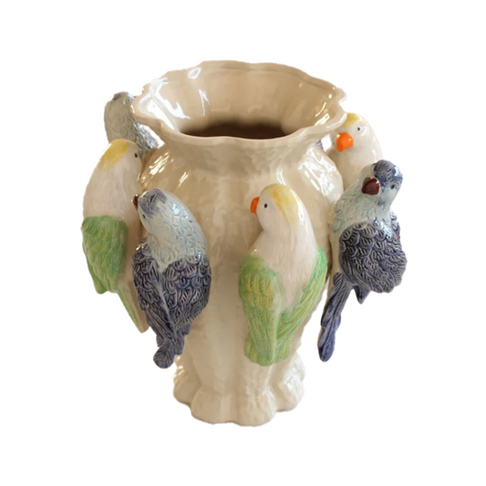 8 Parrot Ceramics Vase