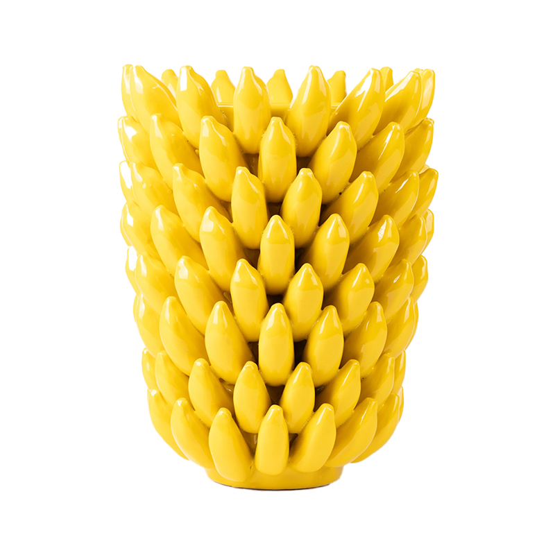 Banana Vase Tall Yellow