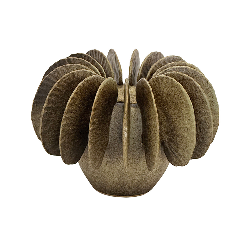 Ceramic Fin Vase Small