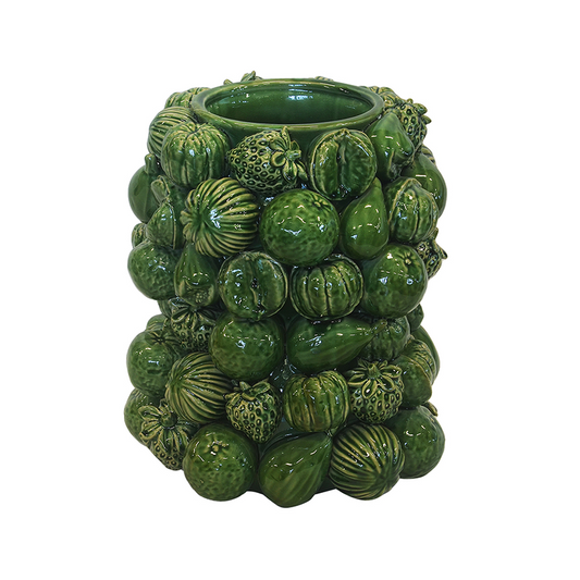Ceramic Mixed Fruit Green Tall