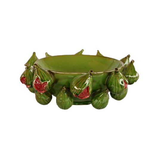 Dark Green Fig Bowl