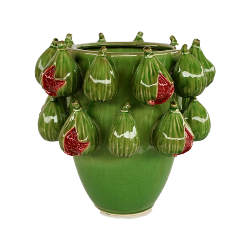 Medium Dark Geen Fig Vase
